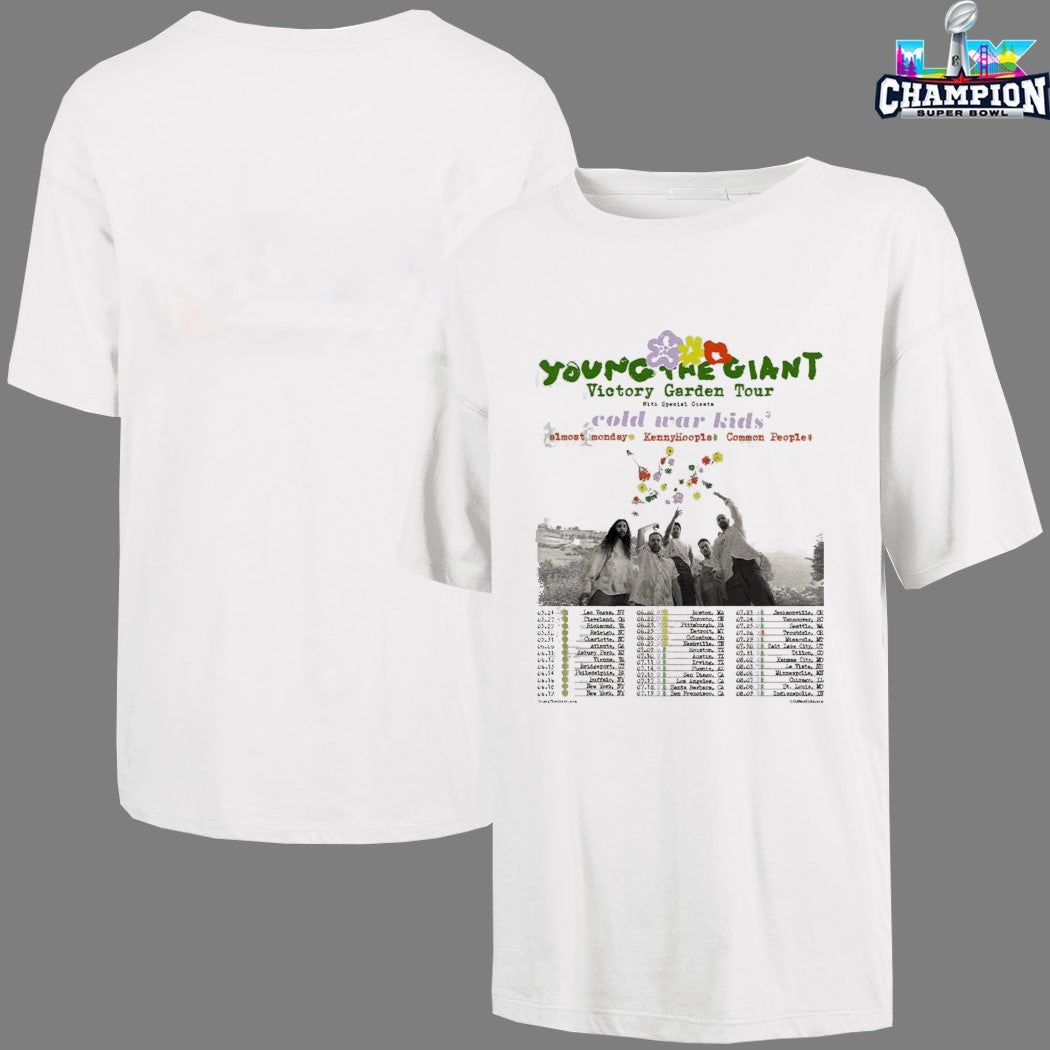 Young The Giant Victory Garden Tour 2026 Dates T-shirts