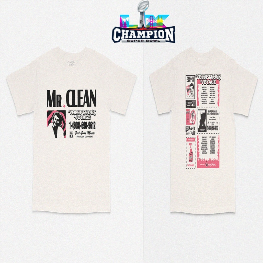 Yung Gravy Voluptuous Voyage Feel Good For Your Enjoyment Music Mr. Clean Tour 2025 T-shirts