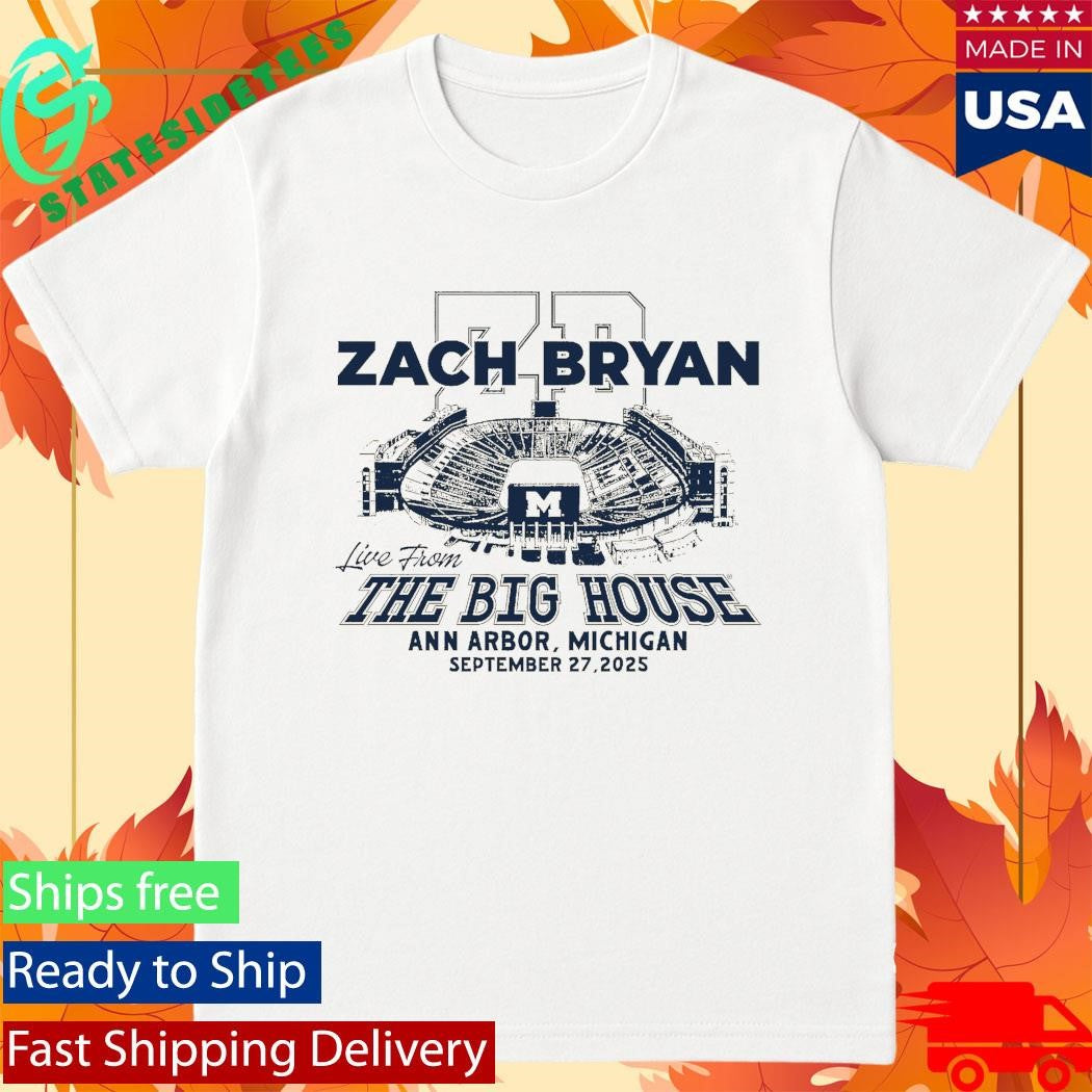 Zach Bryan Zb Go Blue Shirt