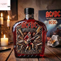 ACDC 53Rd Anniversary Commemorative Let There Be Rock Whiskey Bottle