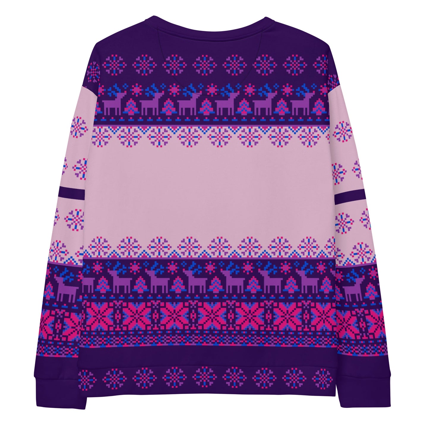 Merry Queermas Bisexual Pride Ugly Christmas Sweater