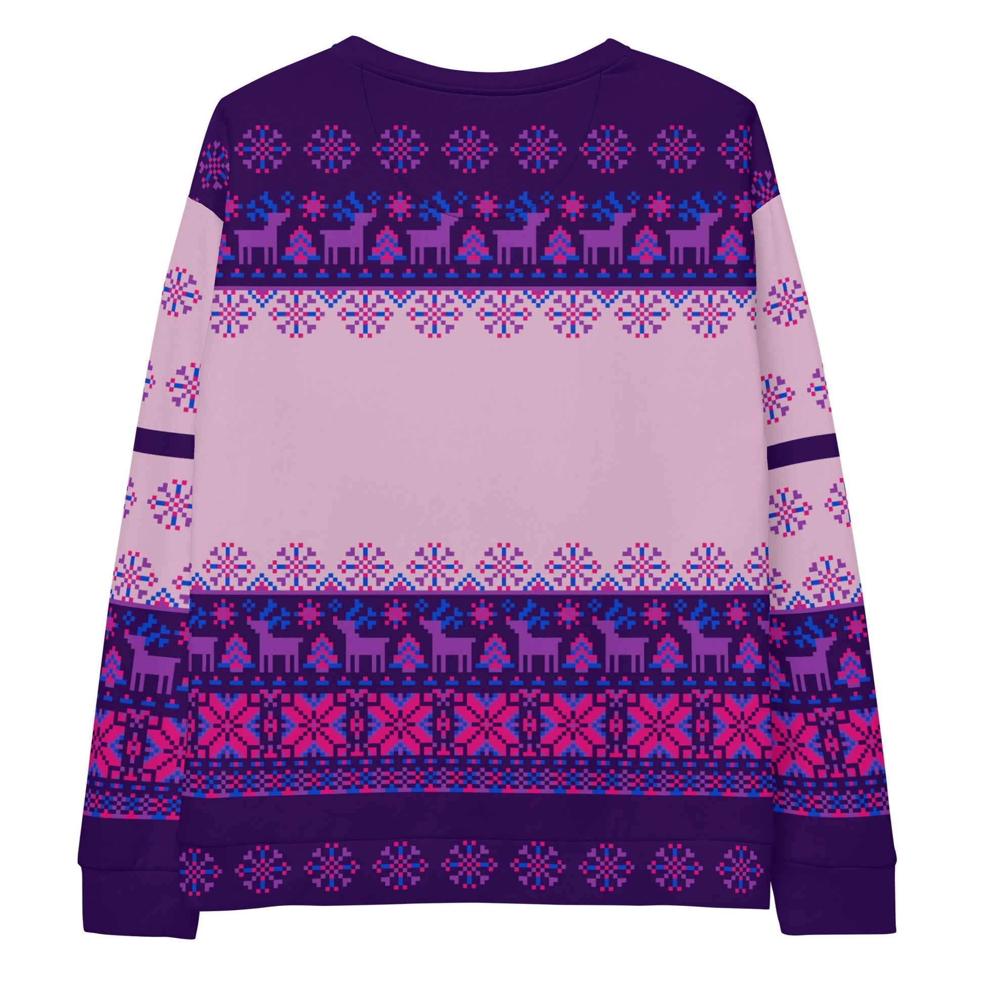 Merry Queermas Bisexual Pride Ugly Christmas Sweater