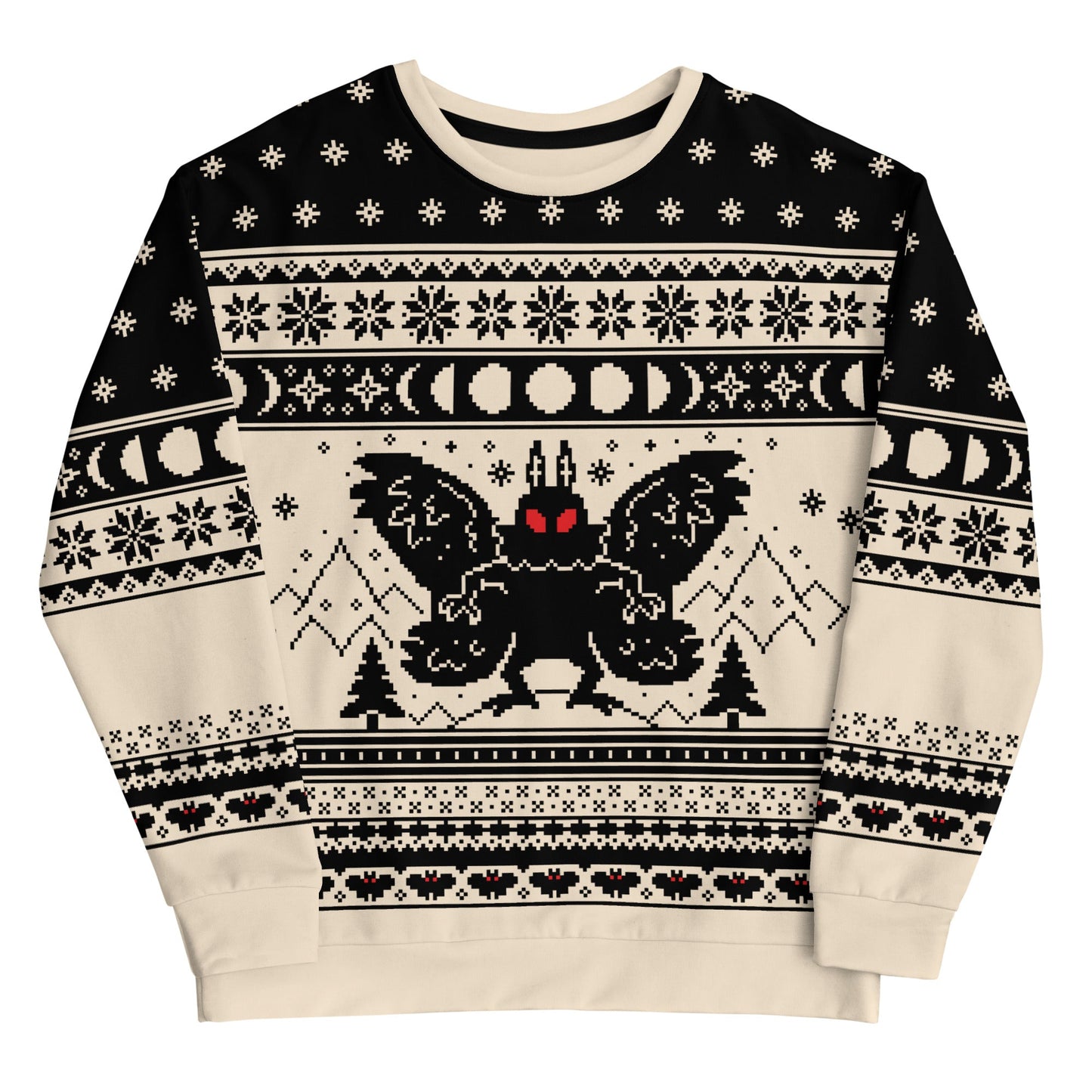 Mothman Ugly Christmas Sweater