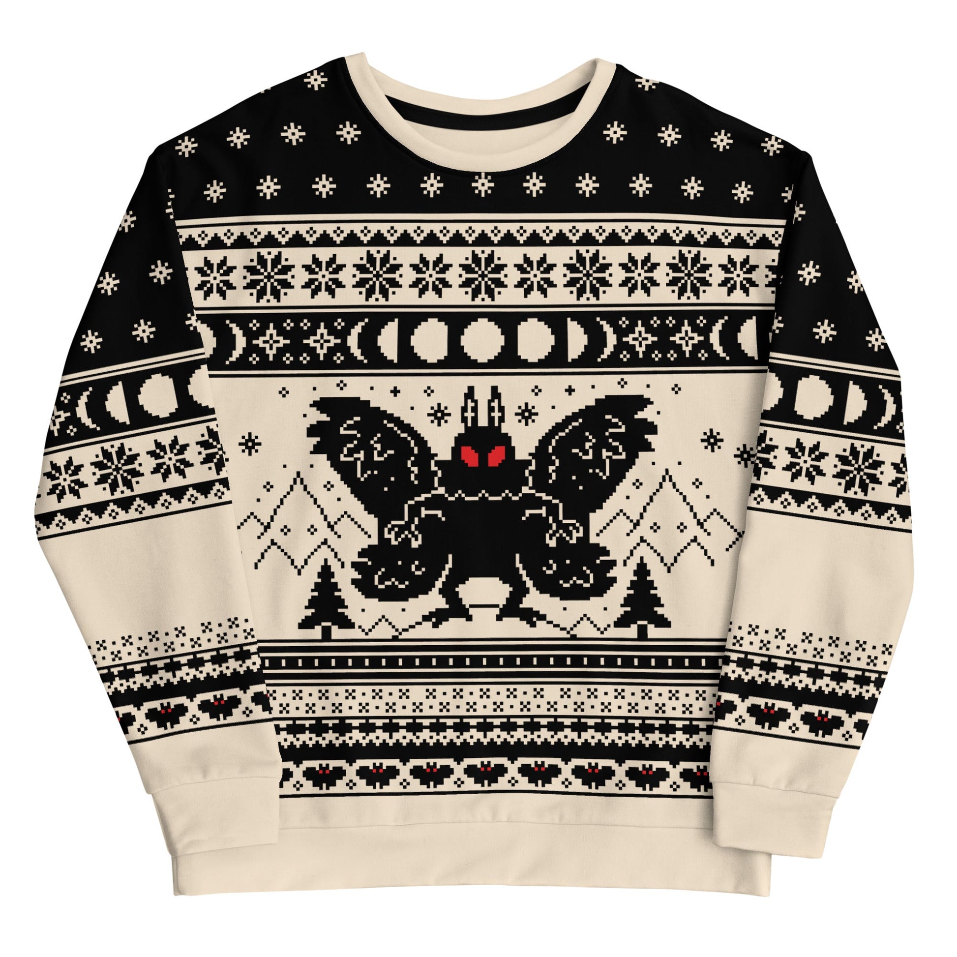 Mothman Ugly Christmas Sweater