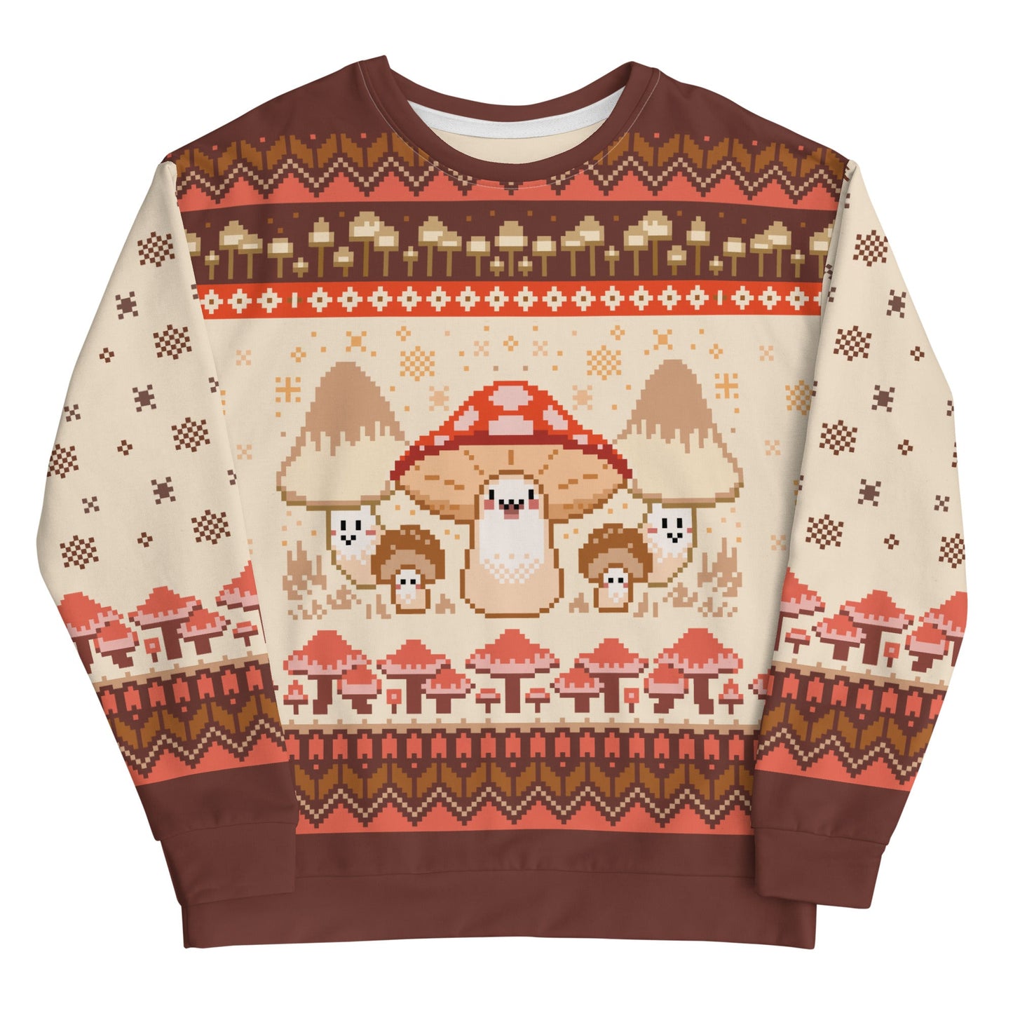 Mushroom Ugly Christmas Sweater