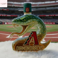 Arizona Diamondbacks Snake Whiskey Bottle
