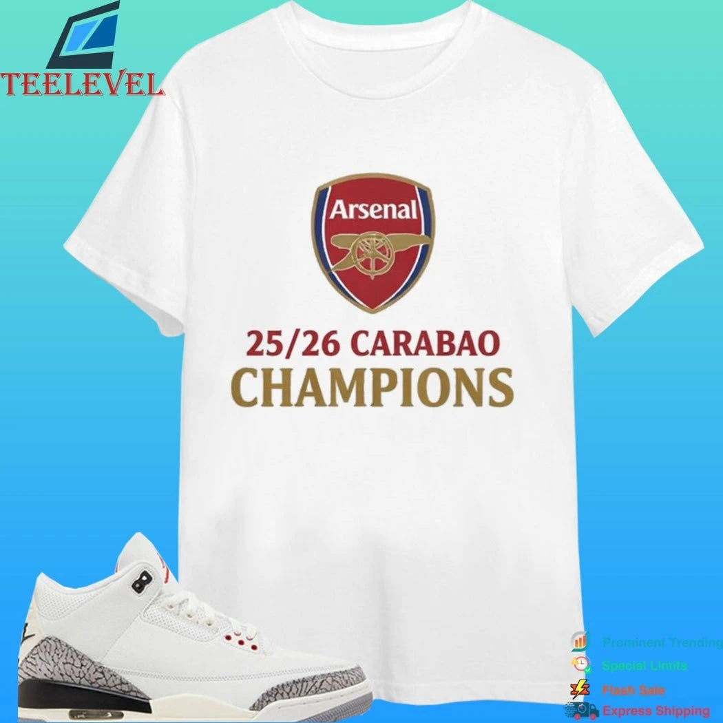 Arsenal 25 26 Carabao Champions Shirt