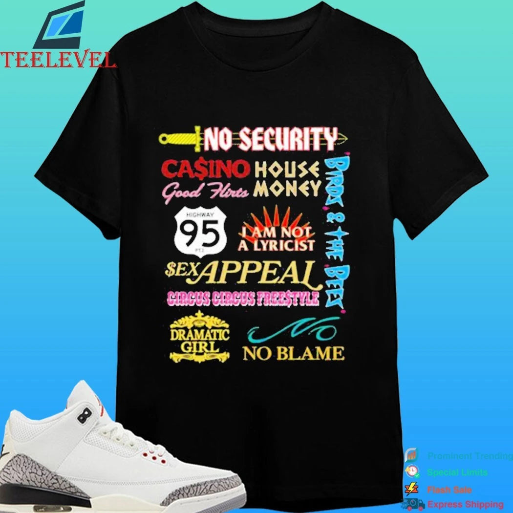 Baby Keem Casino Tracklist No Security Shirt