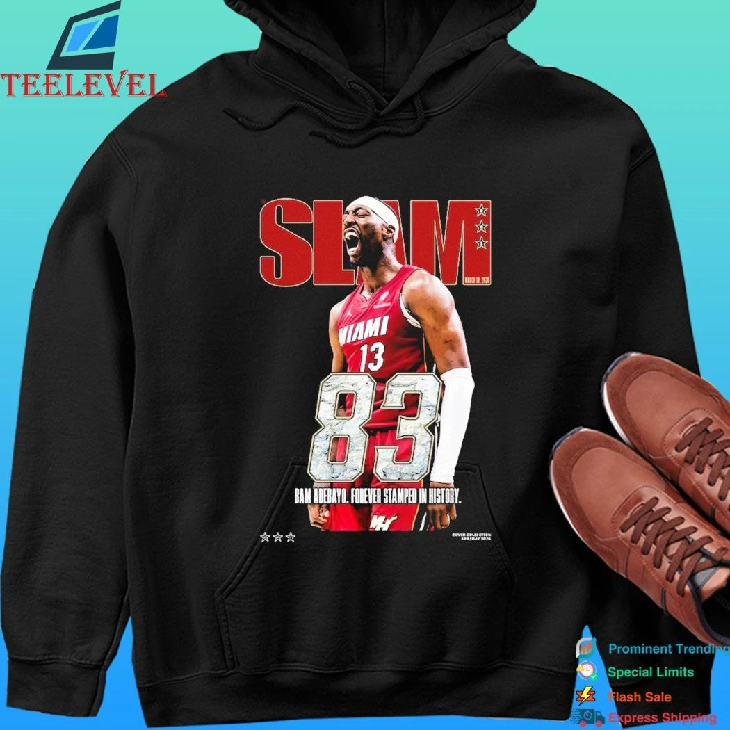 Bam Adebayo Miami Heat Slam 83 Points Cover Shirt
