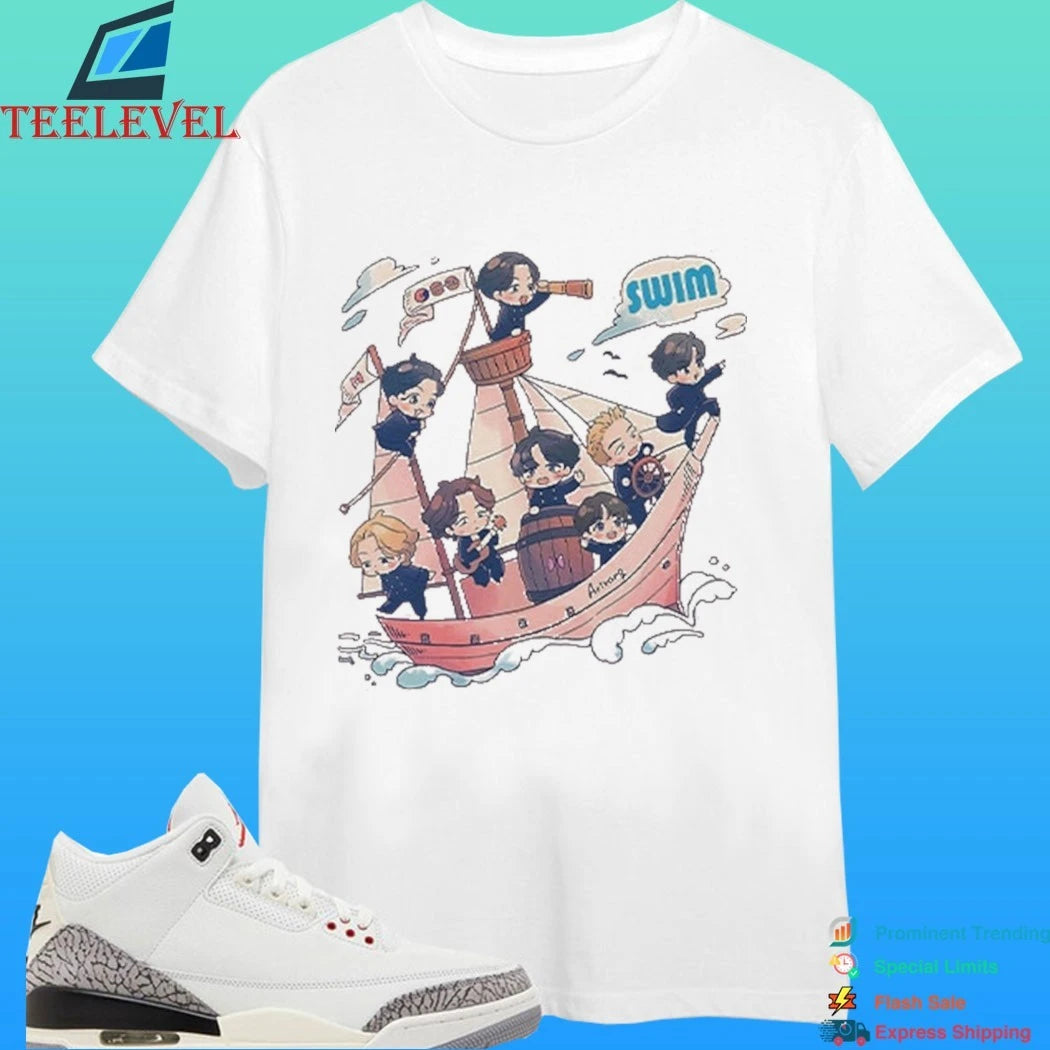 Bangtan Arirang Swim Track Shirt