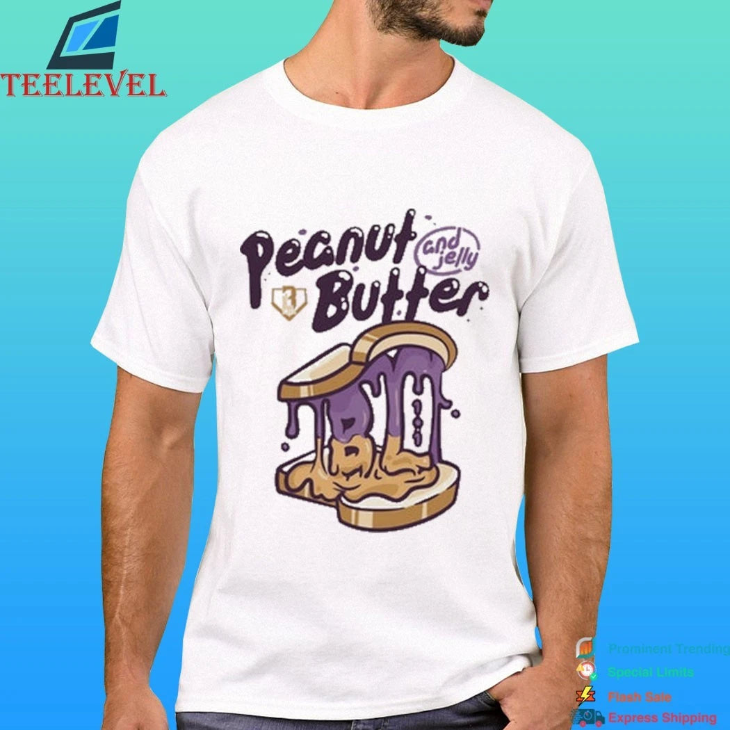 Baseball Lifestyle 101 Peanut Butter And Jelly Batters And Bread Shirt