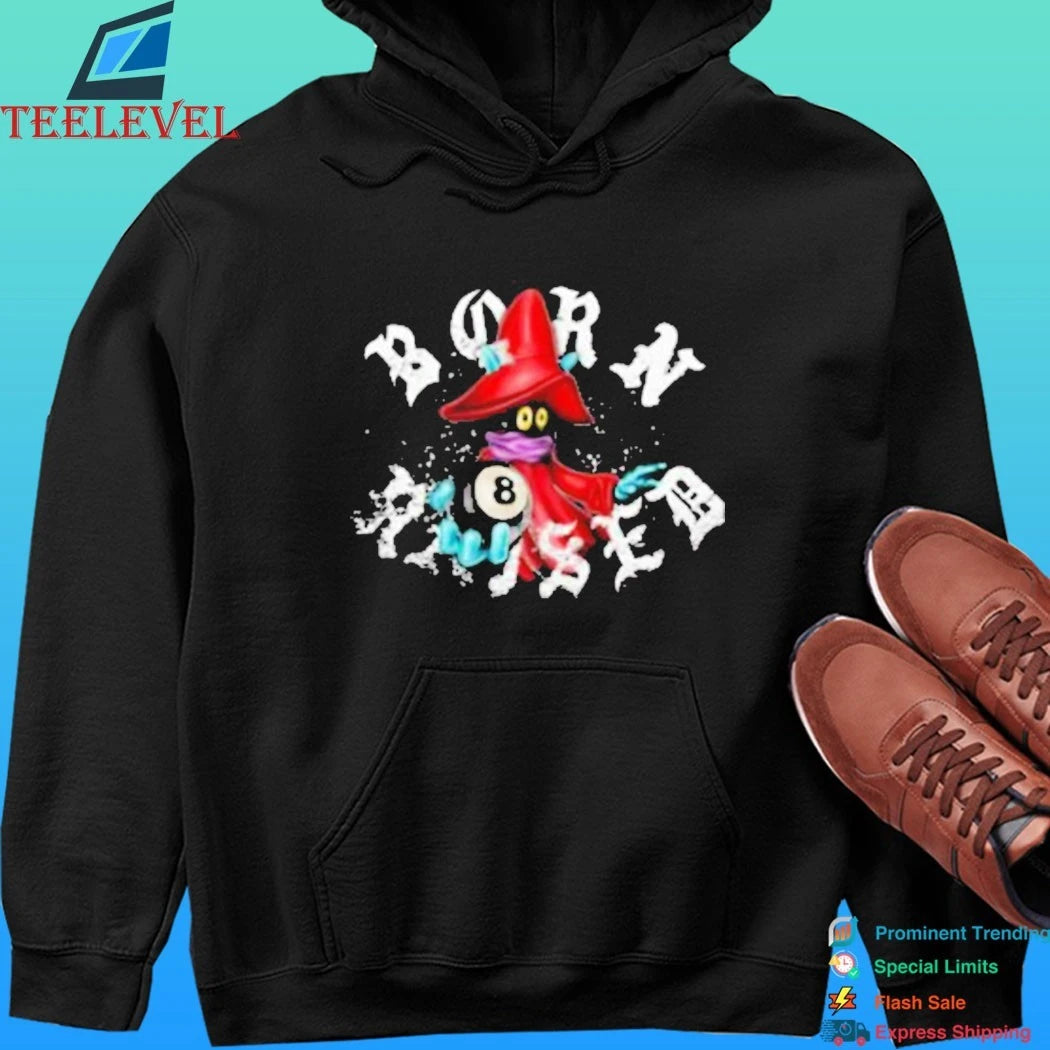Born X Raised Party Wizard Rocker Shirt