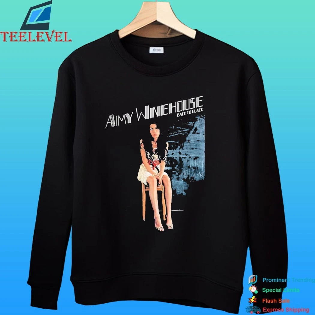 Camiseta Amy Winehouse Back To Black Shirt