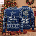 Dallas Cowboys Ugly Christmas Sweater 2025
