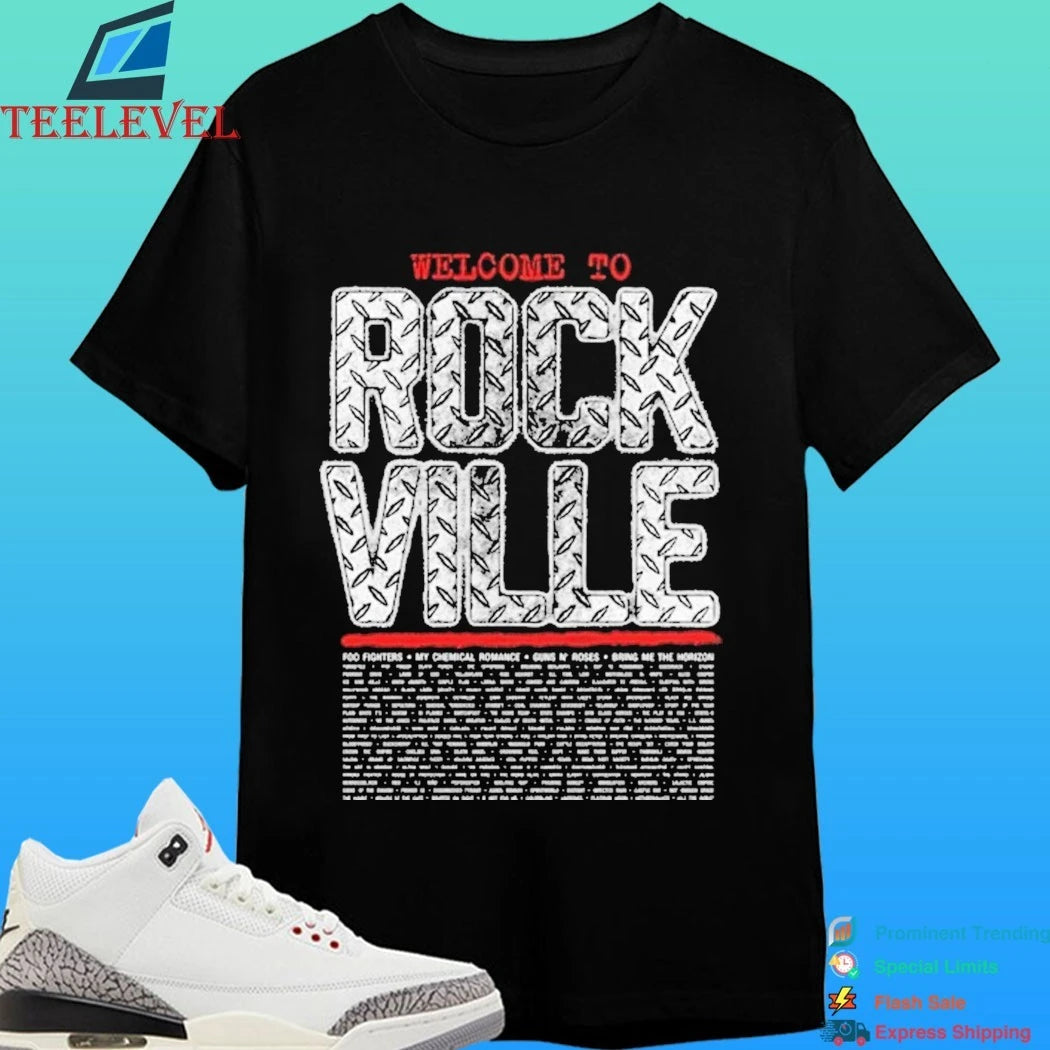 Dwp Diamond Plate Welcome To Rockville Shirt
