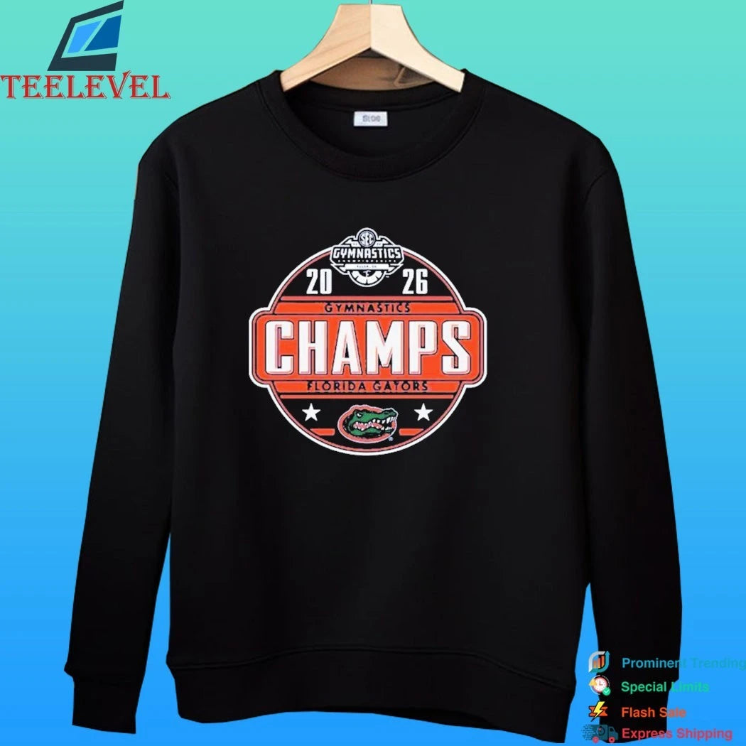 Florida Gators 2025 Sec Women’s Gymnastics Champions Locker Room Shirt