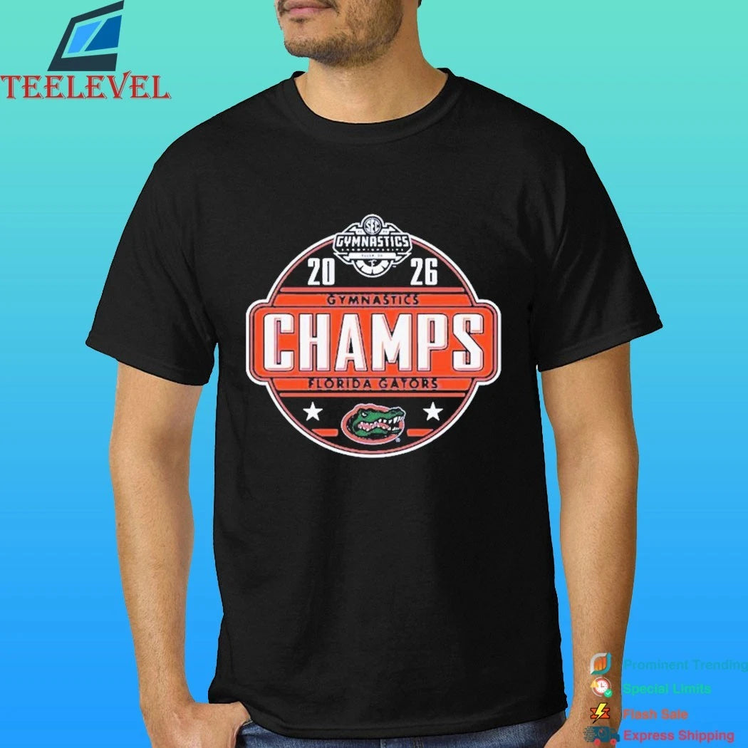 Florida Gators 2025 Sec Women’s Gymnastics Champions Locker Room Shirt
