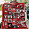 Georgia Bulldogs Red Blanket