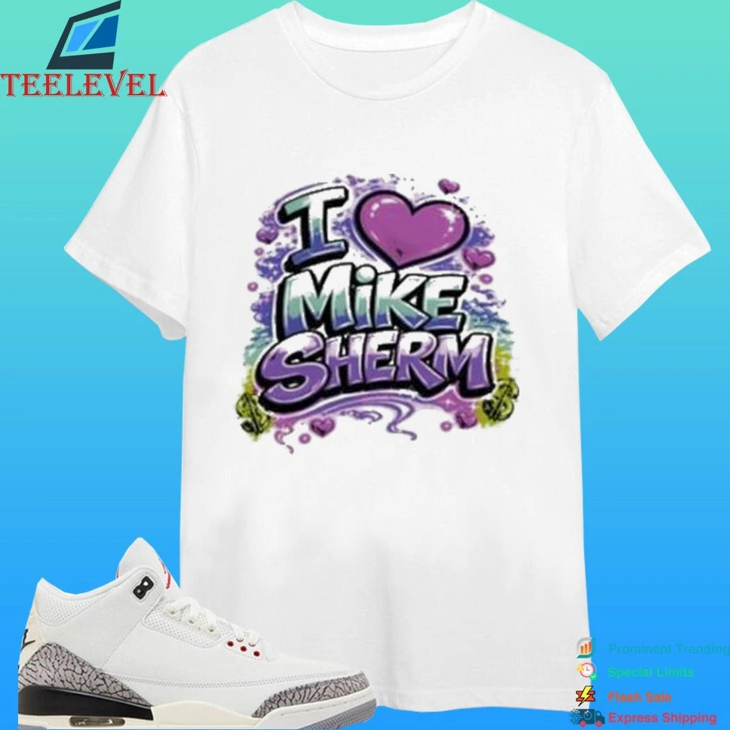 I Heart Mike Sherm Airbrush Shirt