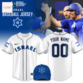 Israel Baseball 2026 World Baseball Jersey – White