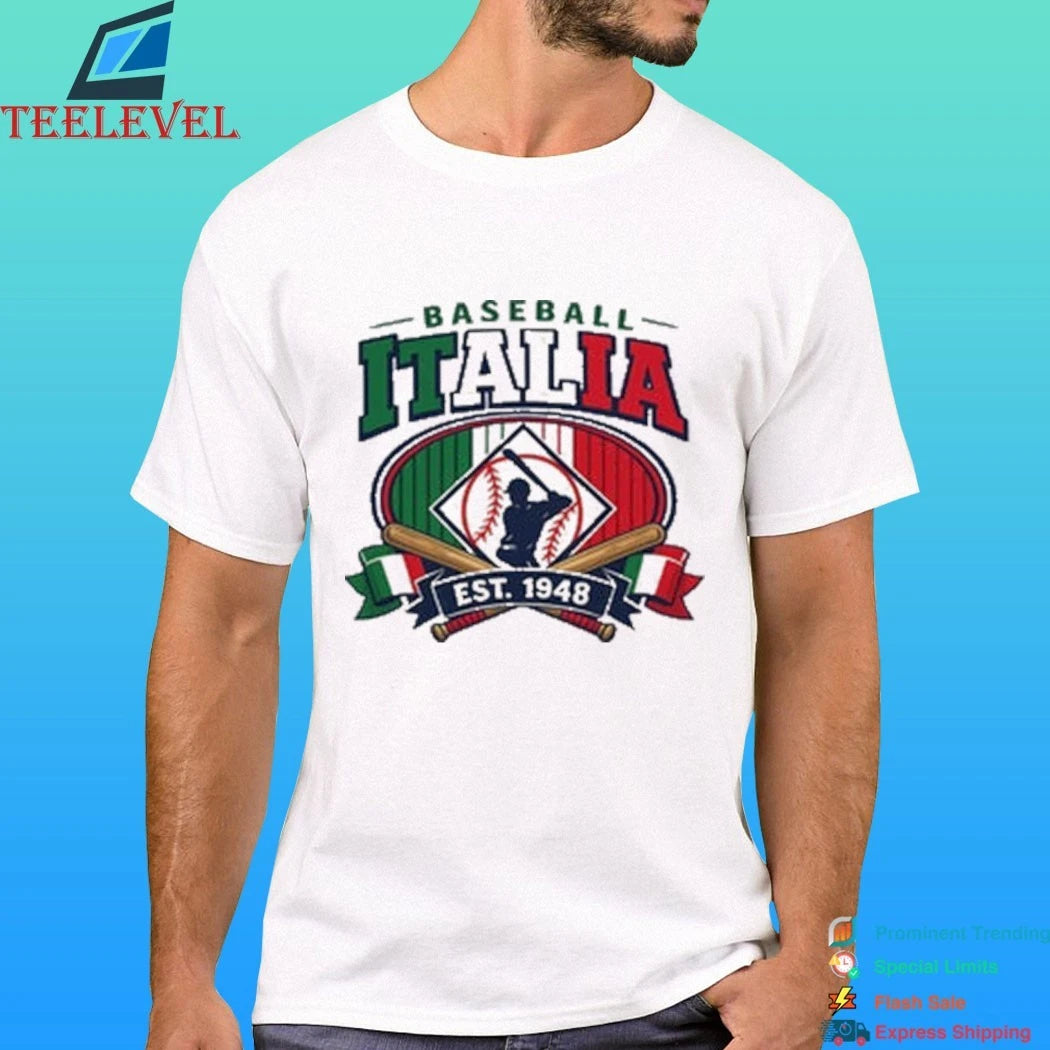 Italia Baseball Heritage Est 1948 Shirt