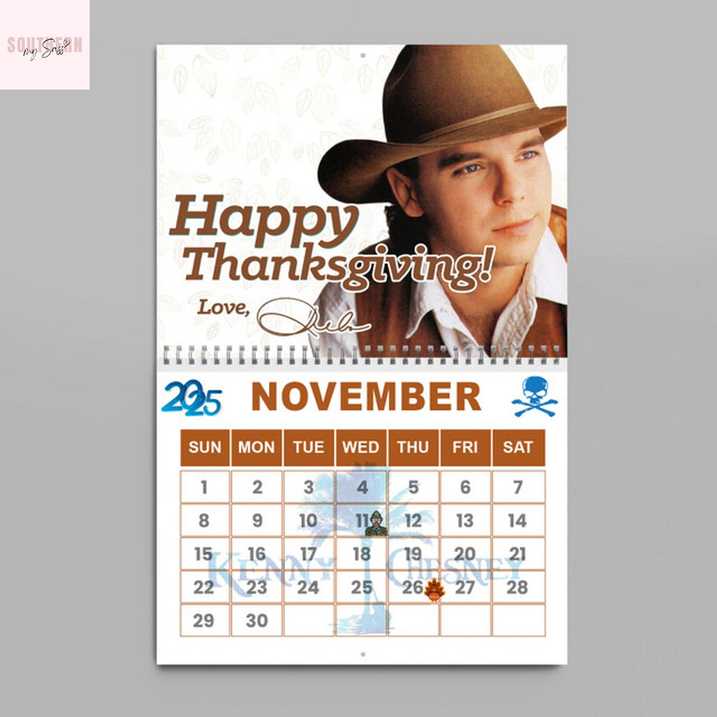 Kenny Chesney 2026 Wall Calendar