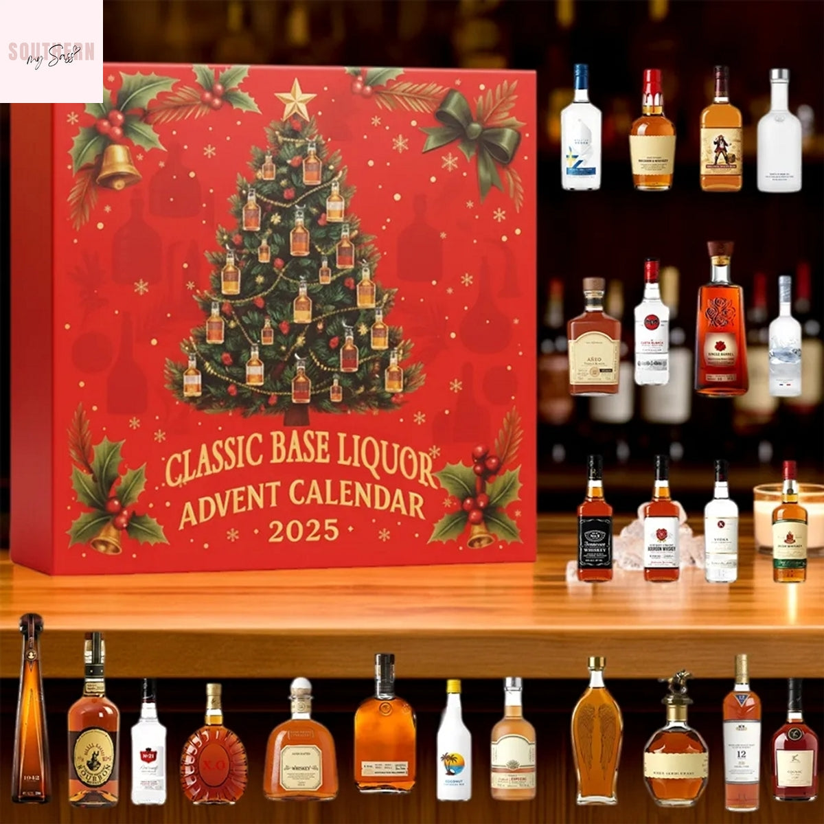 Liquor Whiskey Vodka Rum Advent Calendar 2025