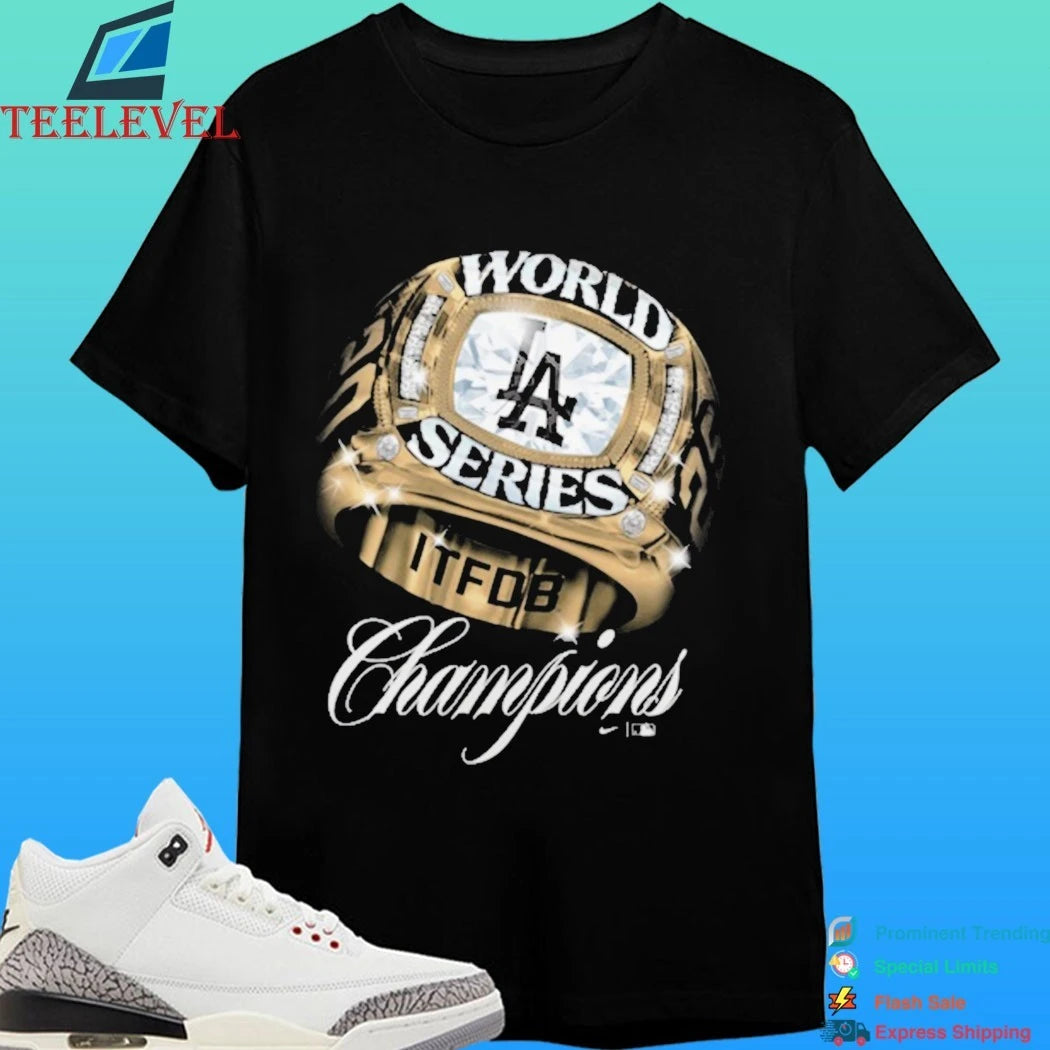 Los Angeles Dodgers Women’s 2026 Gold Collection Graphic Shirt