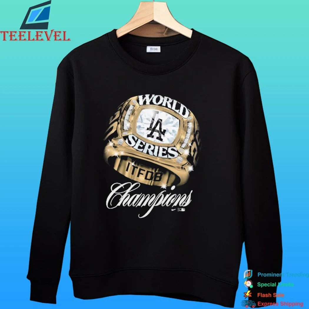 Los Angeles Dodgers Women’s 2026 Gold Collection Graphic Shirt