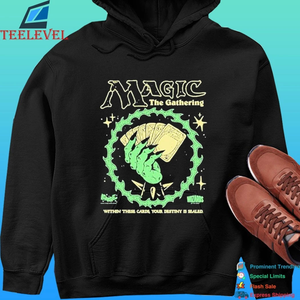 Magic The Gathering Within These Cards Your Destiny Is Sealed I Hold The Cards Wizard Shirt