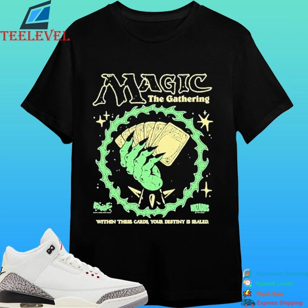 Magic The Gathering Within These Cards Your Destiny Is Sealed I Hold The Cards Wizard Shirt
