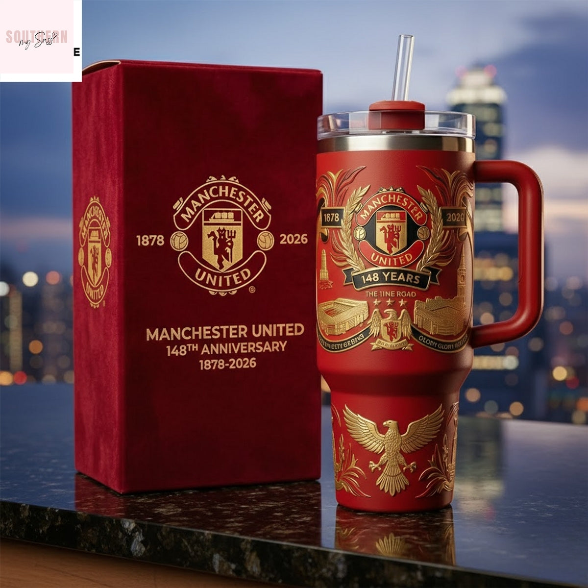 Manchester United 148Th Anniversary Tumbler