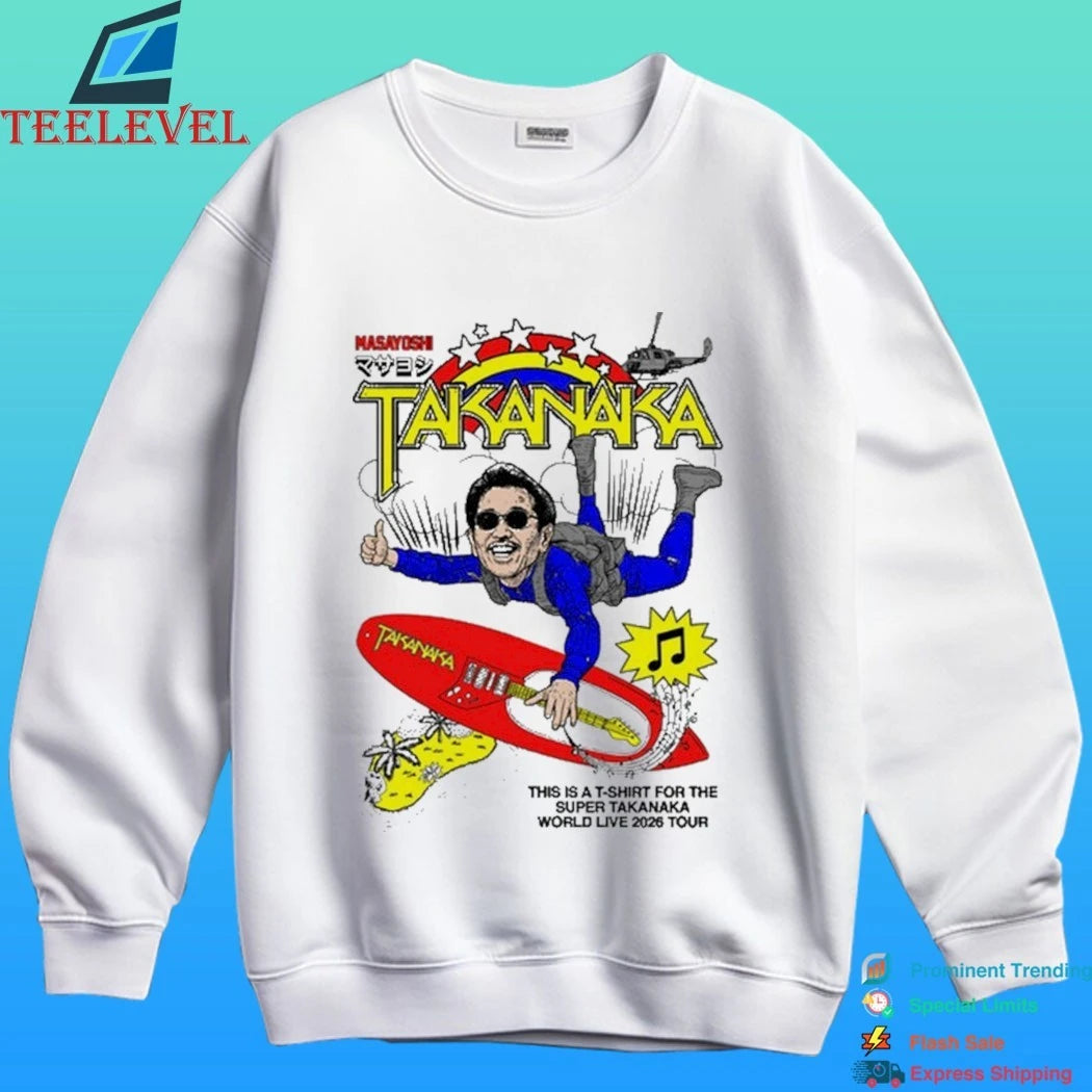 Masayoshi Takanaka Super Takanaka World Live 2026 Tour Shirt