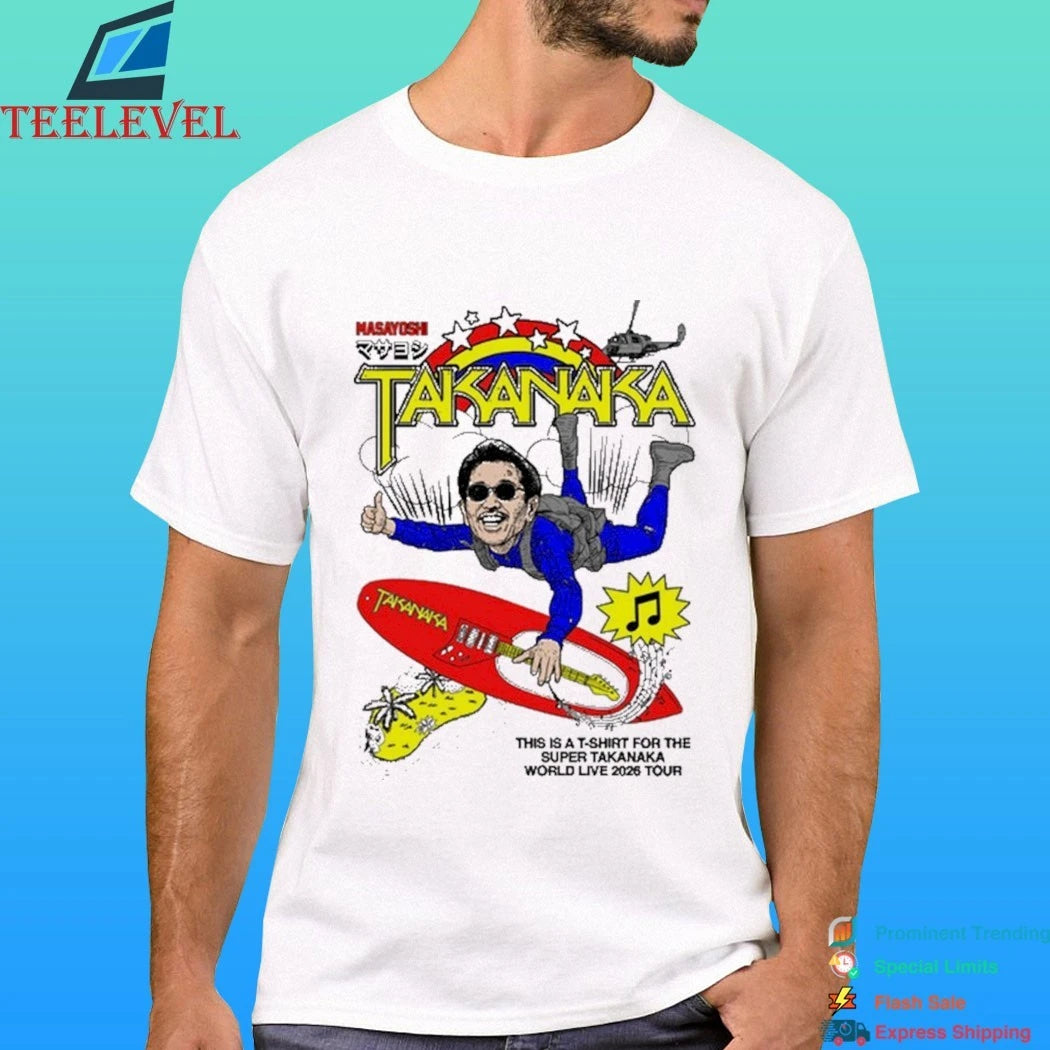 Masayoshi Takanaka Super Takanaka World Live 2026 Tour Shirt