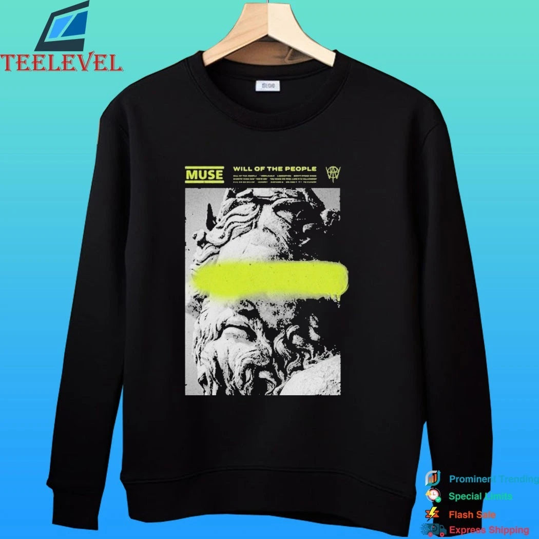 Muse Will Of The People Defaced Shirt