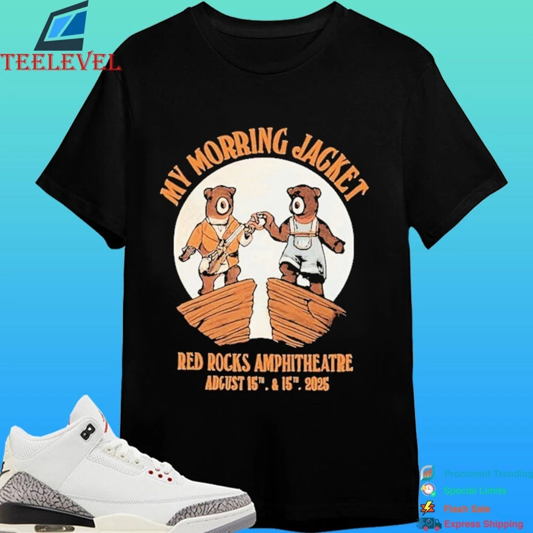 My Morning Jacket Red Rocks Aug 15 &amp; 16, 2025 Bears Moon Shirt