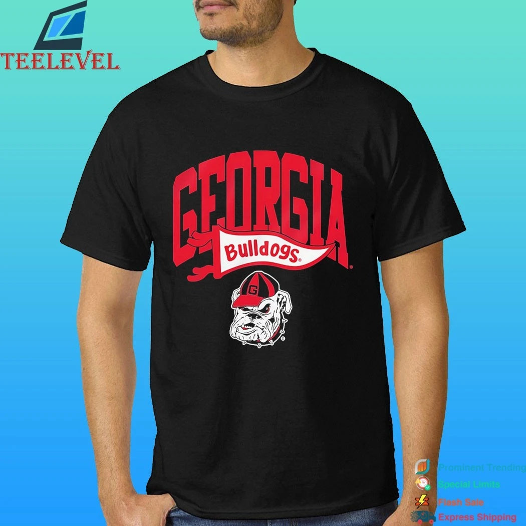 Outerstuff Toddlers’ University Of Georgia Wavy Pennant Graphic Shirt