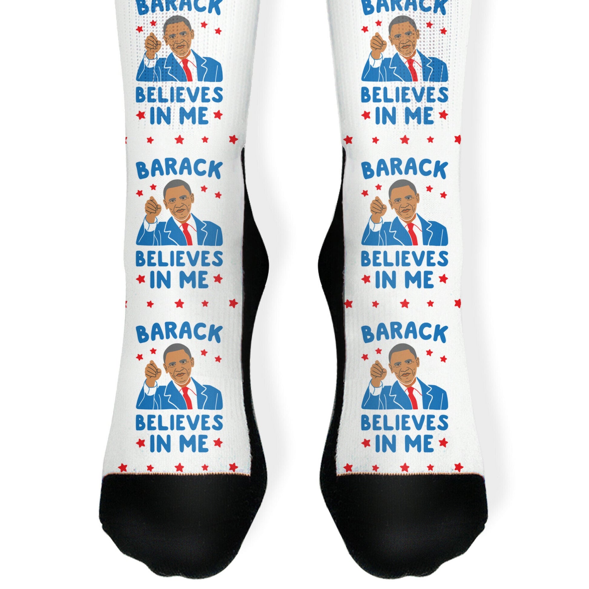 Barack Believes In Me Socks