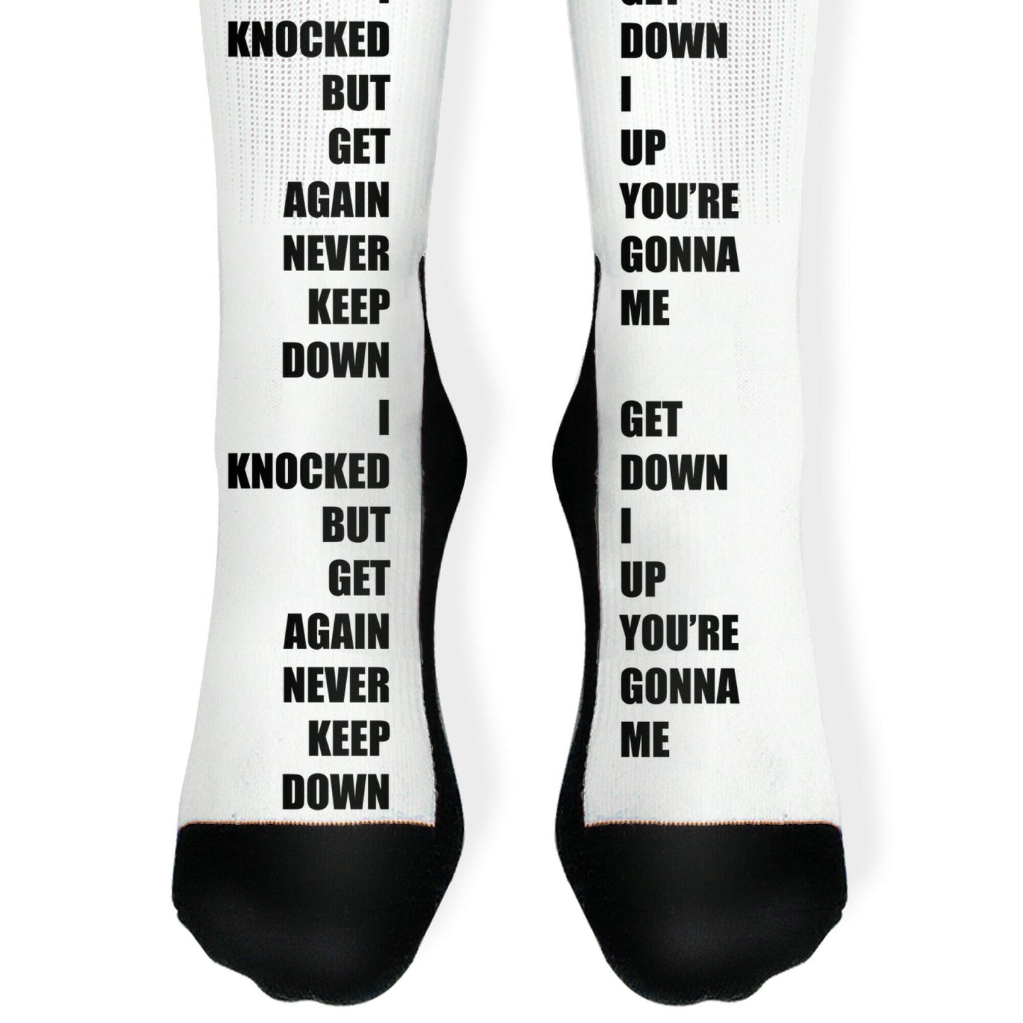 I Get Knocked Down Pair Socks Socks