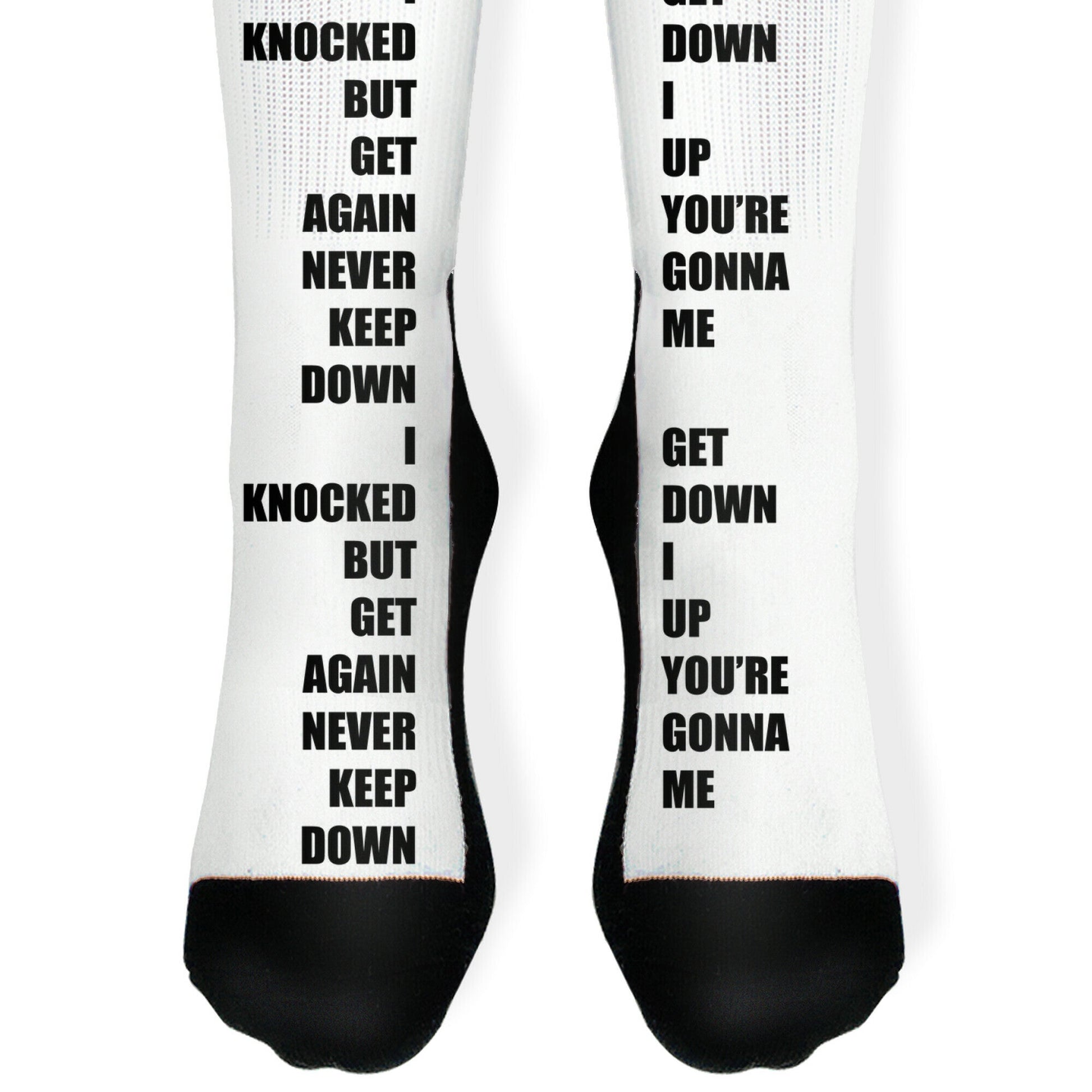 I Get Knocked Down Pair Socks Socks