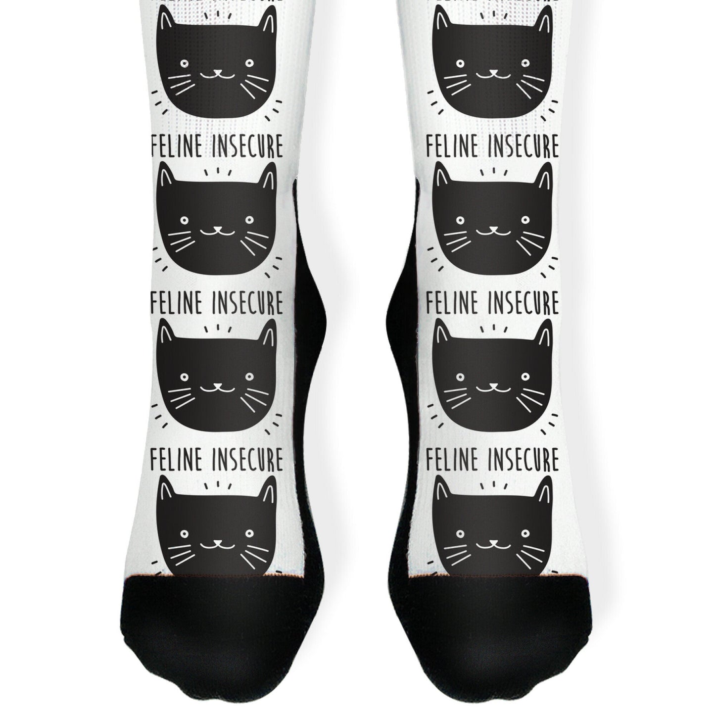 Feline Insecure Cat Socks