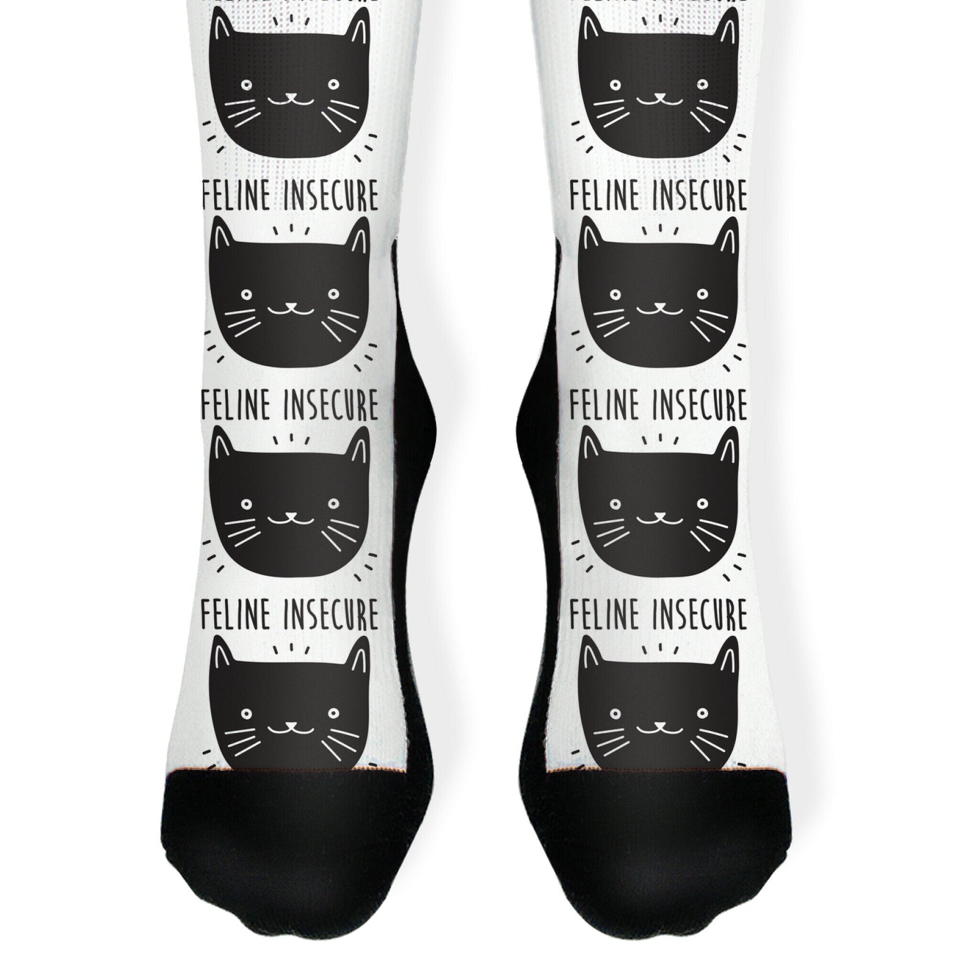 Feline Insecure Cat Socks