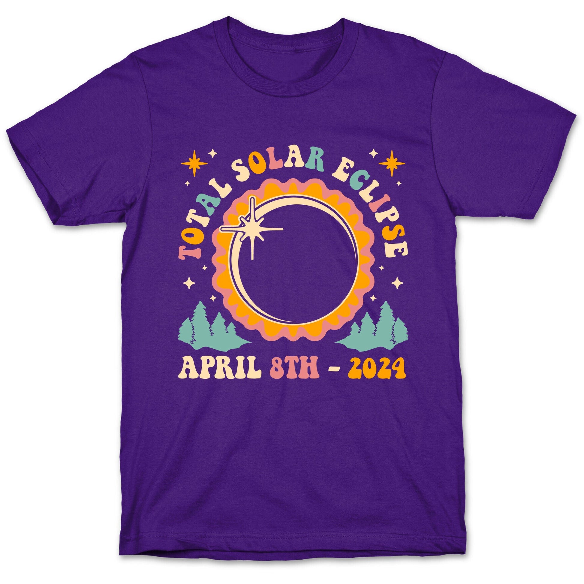 Retro Boho Total Solar Eclipse T-Shirt