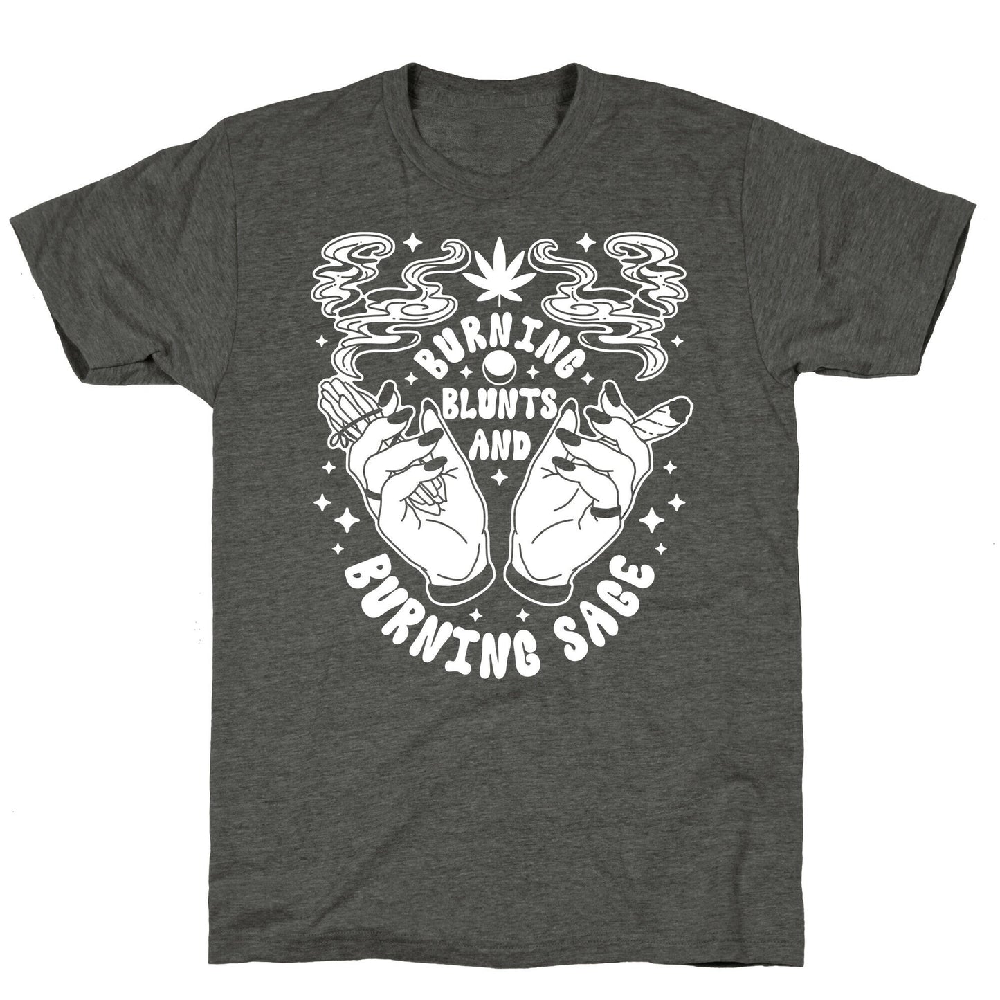 Burning Blunts and Burning Sage Triblend Tee