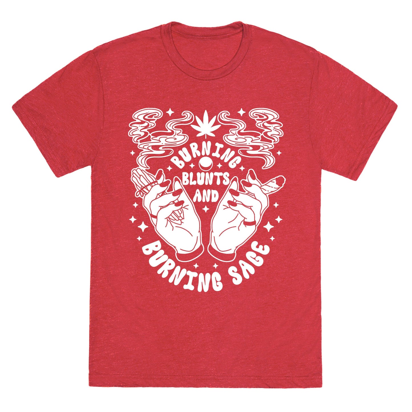 Burning Blunts and Burning Sage Triblend Tee