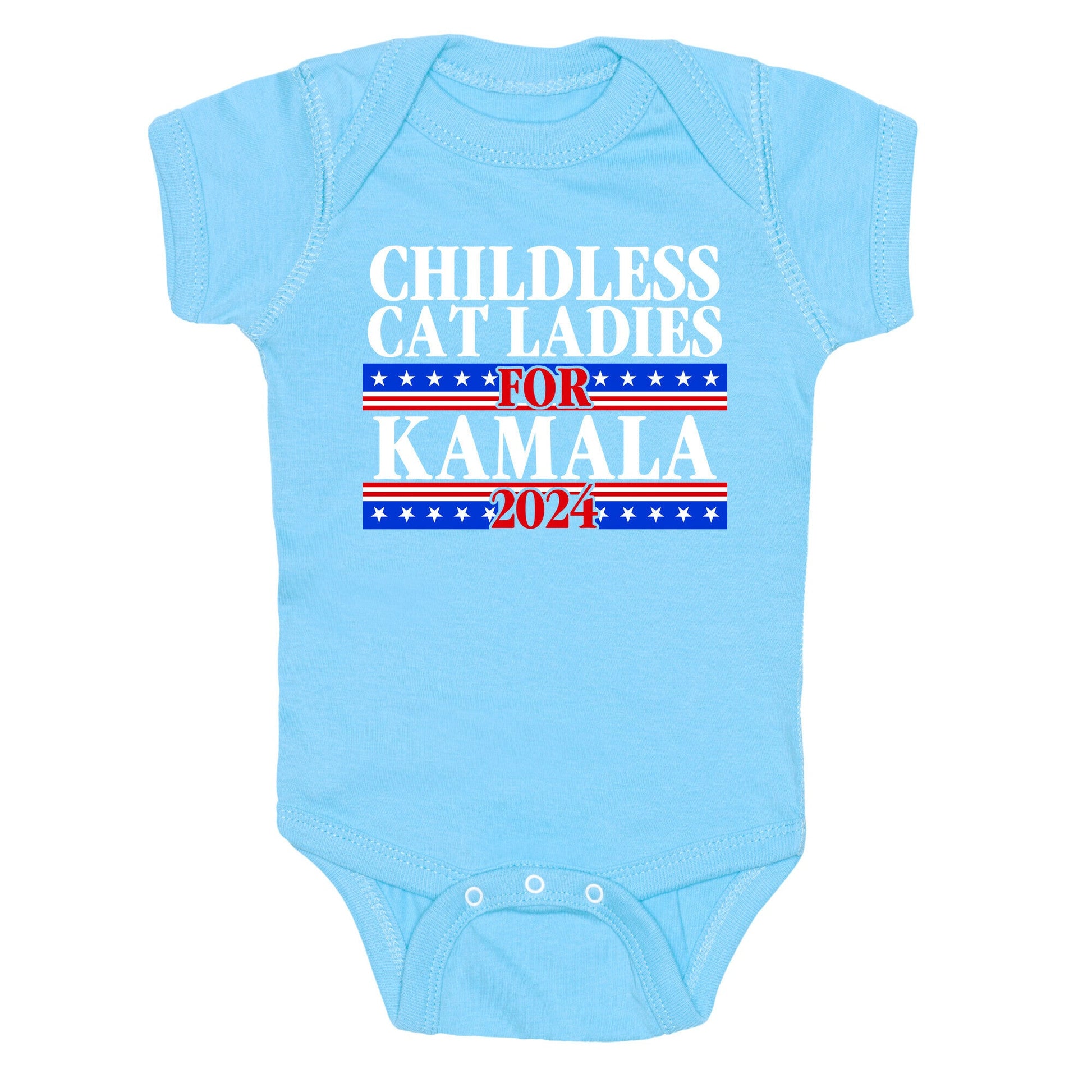 Patriotic Childless Cat Ladies for Kamala Baby One-Piece