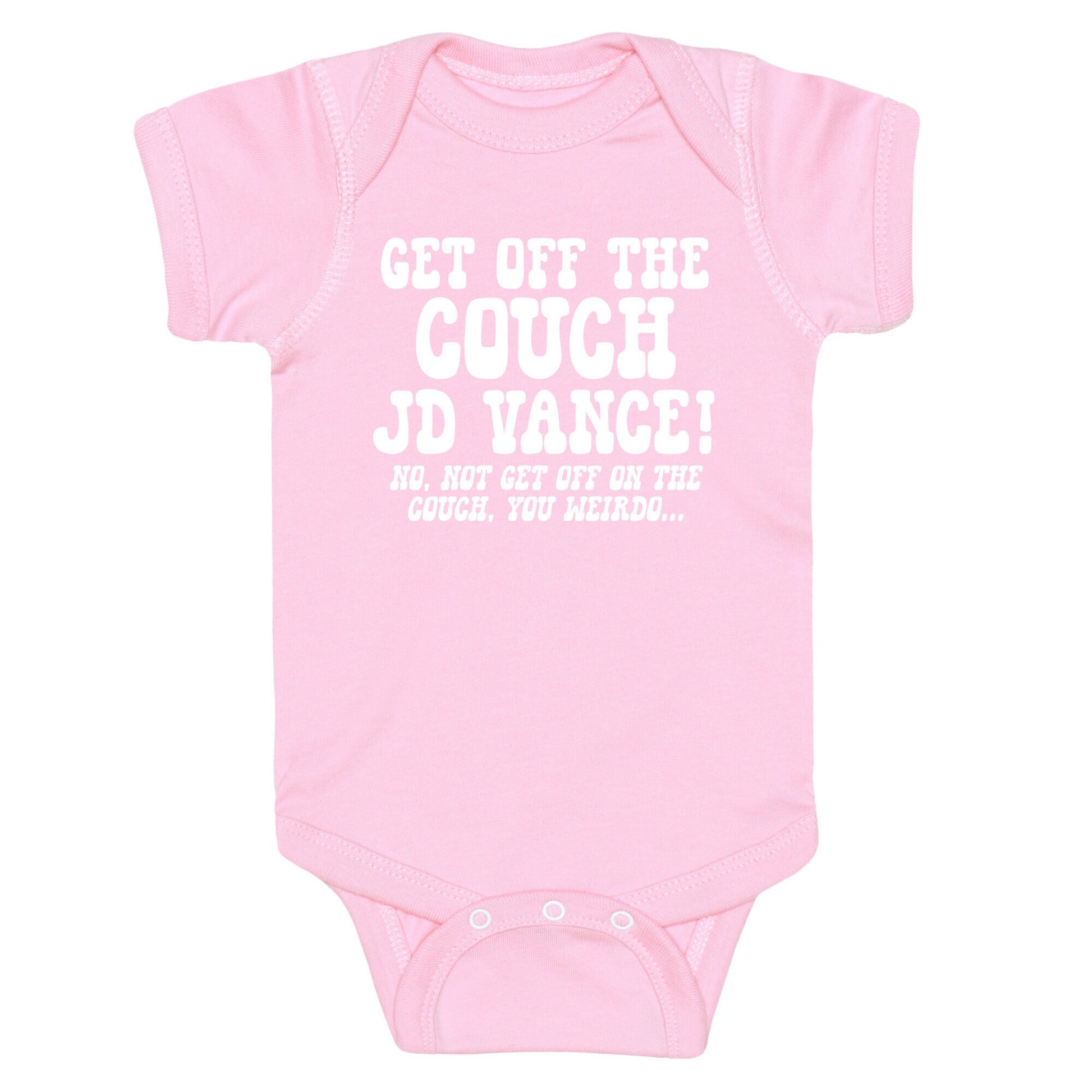 Get Off The Couch JD Vance Baby One-Piece