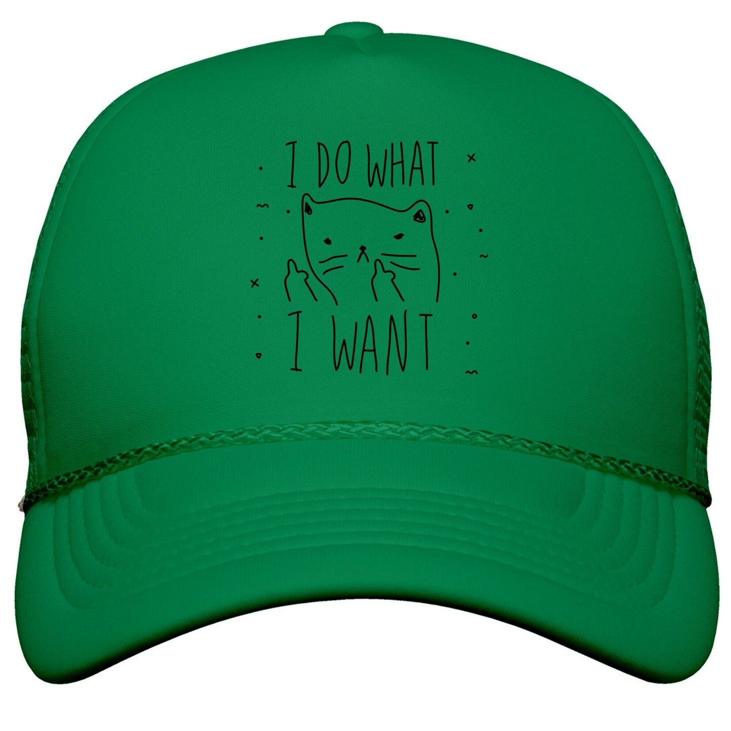 I Do What I Want Cat Snapback Trucker Hat