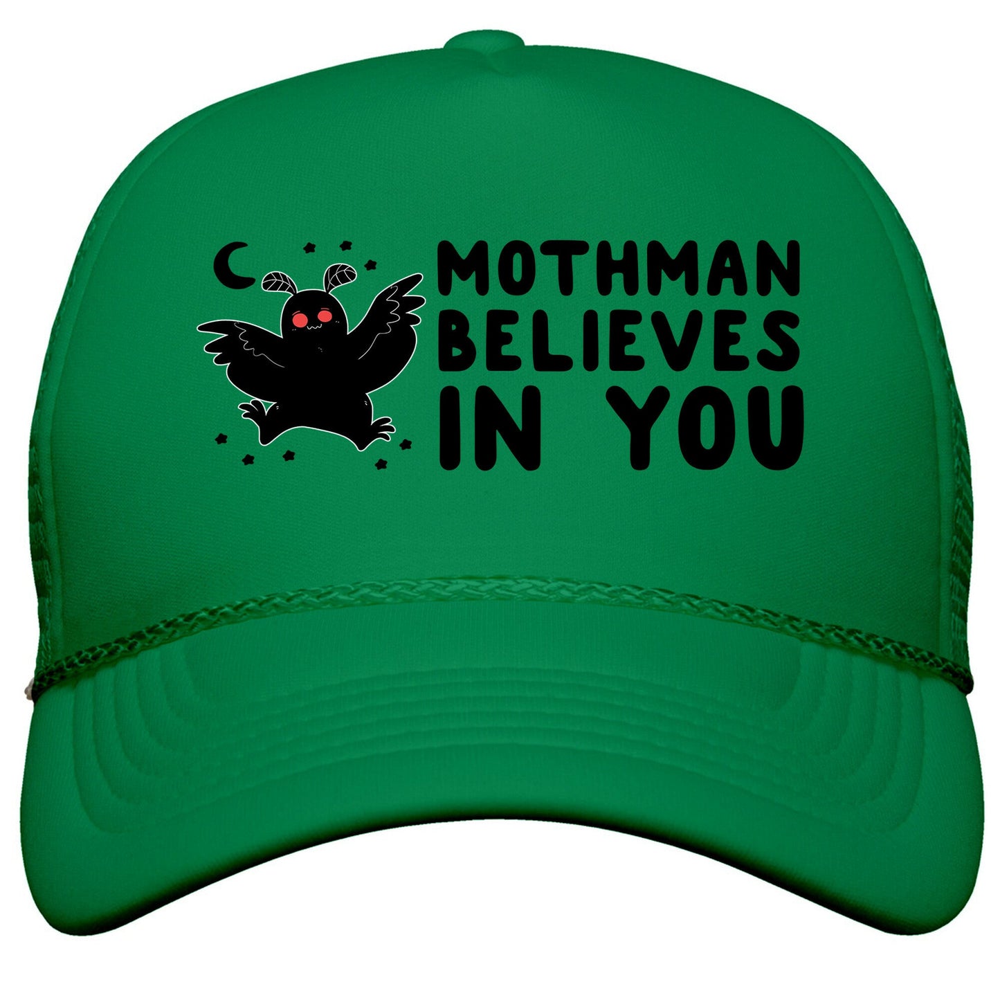 Mothman Believes in You Snapback Trucker Hat