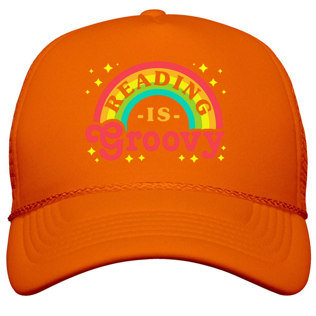 Reading is Groovy Snapback Trucker Hat